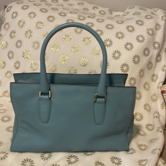 Coach legacy Chelsea Satchel. Beautiful Robins Egg Blue. No tags, NO issues. - Picture 3 of 3